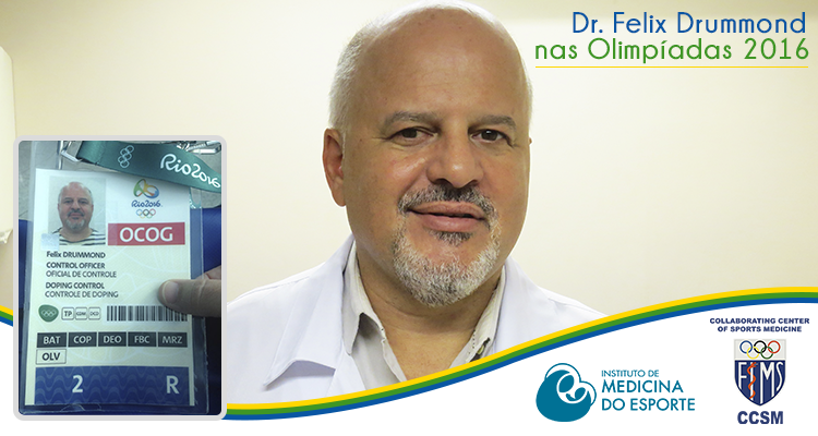 Dr. Felix Drummond nos Jogos Olímpicos Rio 2016