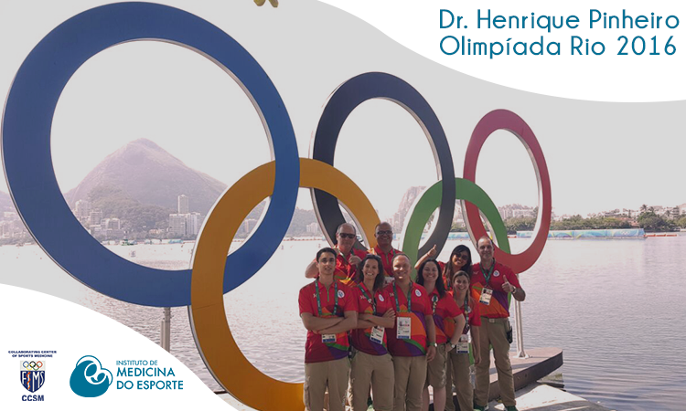 Dr. Henrique acompanha provas da canoagem e treinamentos de atletas na Olimpíada Rio 2016